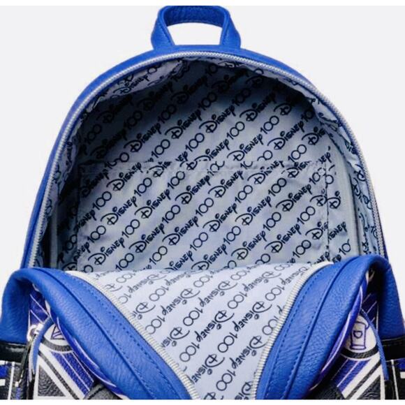 *NEW EXCLUSIVE* Disney 100 Art Deco Mickey Mouse Mini-Backpack- EE Exclusive - Picture 7 of 7